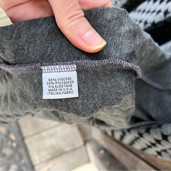 Bryn Walker Gray & Black Long Open Draped Vest Sz L - Picture 5 of 14